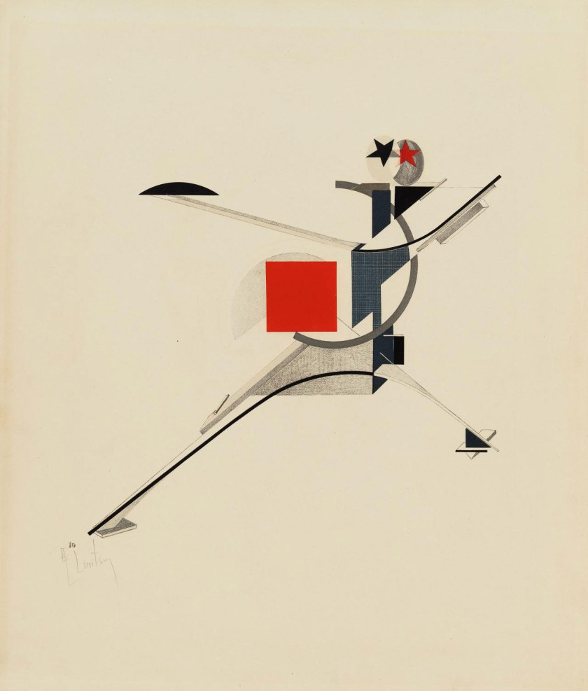 El Lissitzky (Russian, 1890-1941) 'New Man (Neuer)' 1923