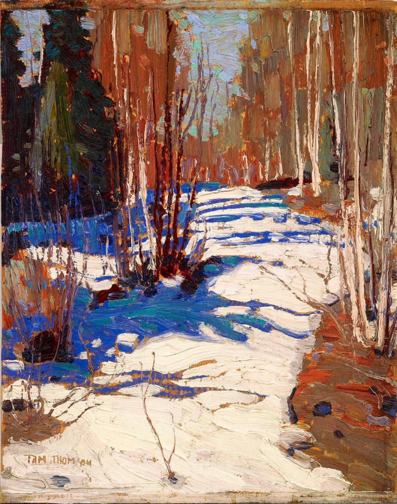 Tom Thomson (Canadian, 1877-1917) 'Path behind Mowat Lodge' 1917