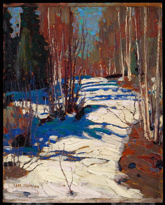 Tom Thomson (Canadian, 1877-1917) 'Path behind Mowat Lodge' 1917