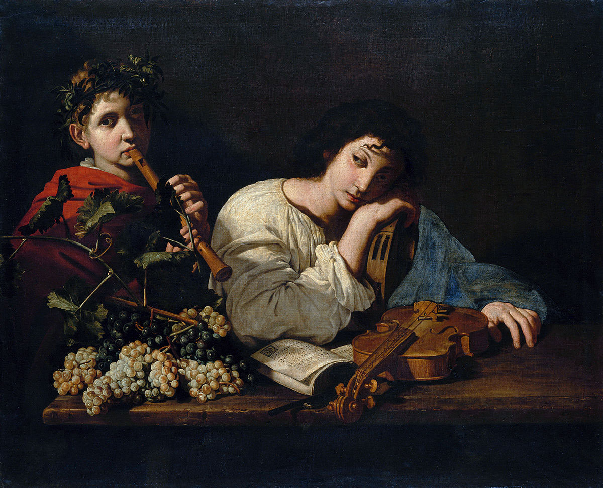 Bartolomeo Cavarozzi (Italian, 1587-1625) 'The Sorrows of Aminta' c. 1625 Bartolomeo Cavarozzi (Italian, 1587-1625) 'The Sorrows of Aminta' c. 1625