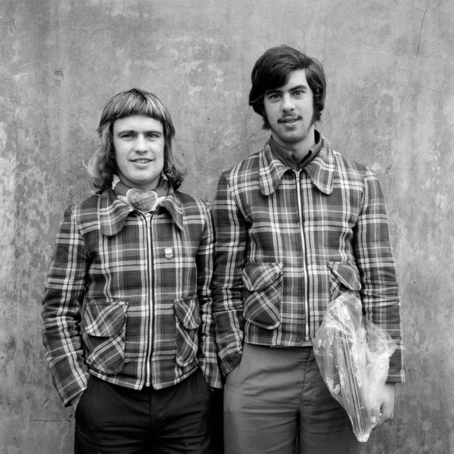 Daniel Meadows (British, b. 1952) 'Barrow-in-Furness, Cumbria'. Left: identified as James O'Connor. Right: David Balderstone. November 1974 