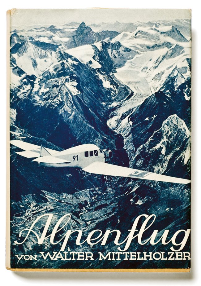 Walter Mittelholzer (Swiss, 1894-1937) 'Alpenflug' Orell Füssli, Zurich/Leipzig 1928