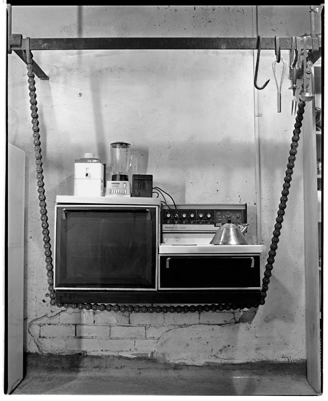 Marcus Bunyan (Australian, b. 1958) 'Suspended kitchen' 1991