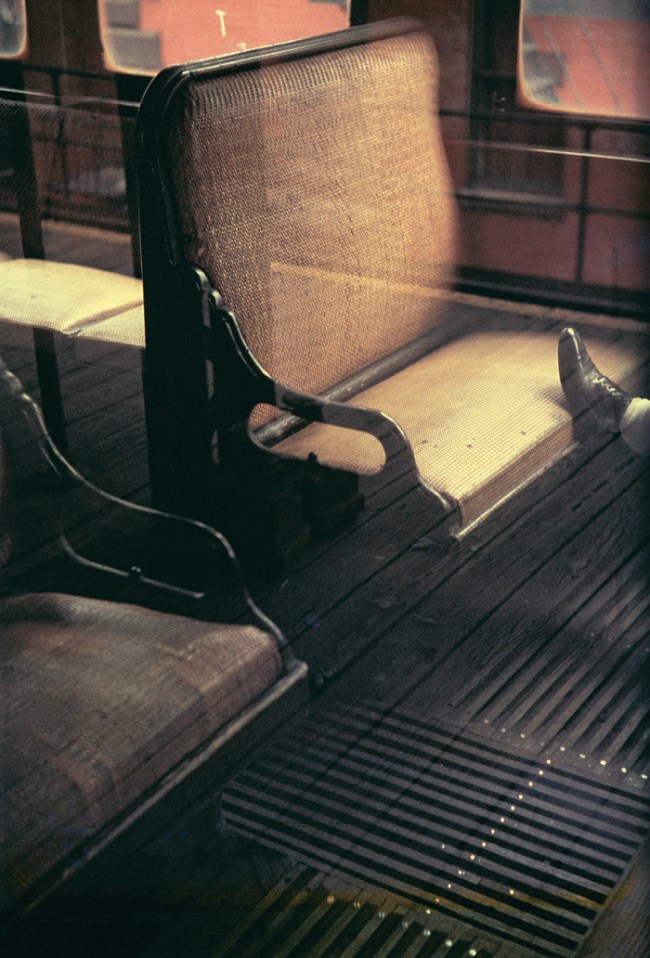 Saul Leiter (American, 1923-2013) 'Foot on El' 1954