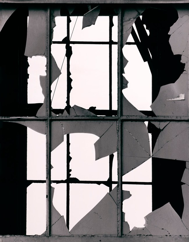 Brett Weston (American, 1911-1993) 'Broken Window' c. 1970