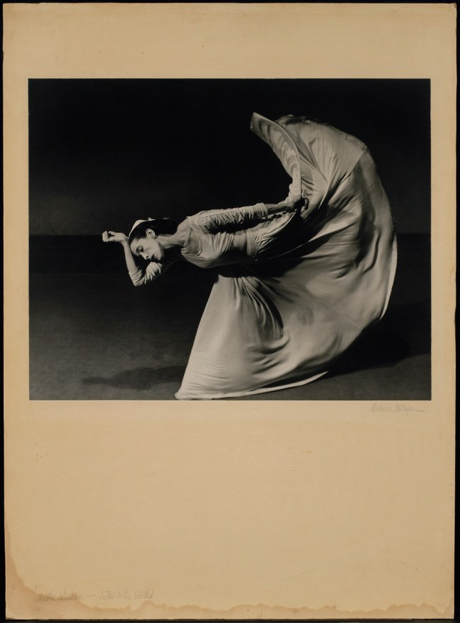 Barbara Morgan  (American, 1900-1992)  'Martha Graham, Letter to the World, "Kick"' 1940, printed c. 1945 