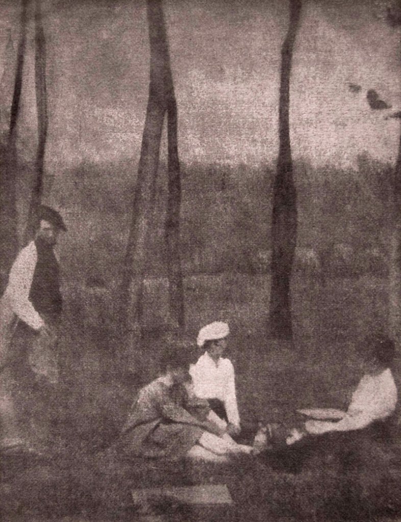 Gertrude Käsebier (American, 1852-1934) 'Serbonne (A Day in France)' 1901