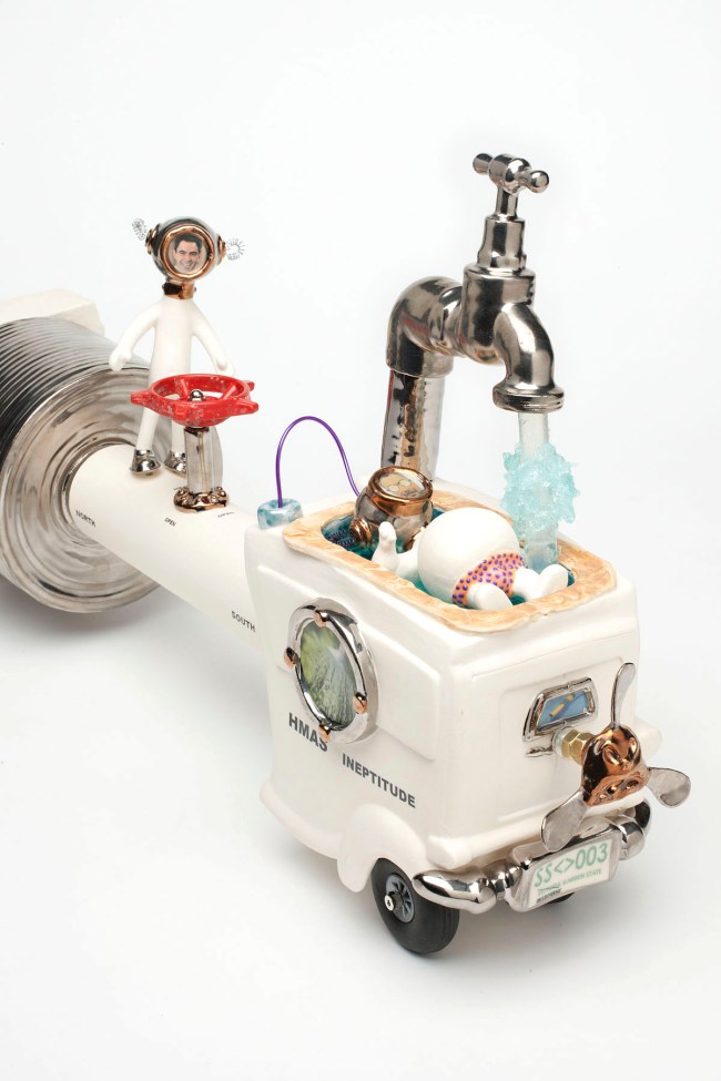 Robyn Hosking (Australian, b. 1948) 'HMAS Ineptitude' 2011 (detail)