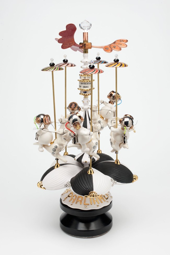 Robyn Hosking (Australian, b. 1948) 'HMAS Obfuscation' 2011