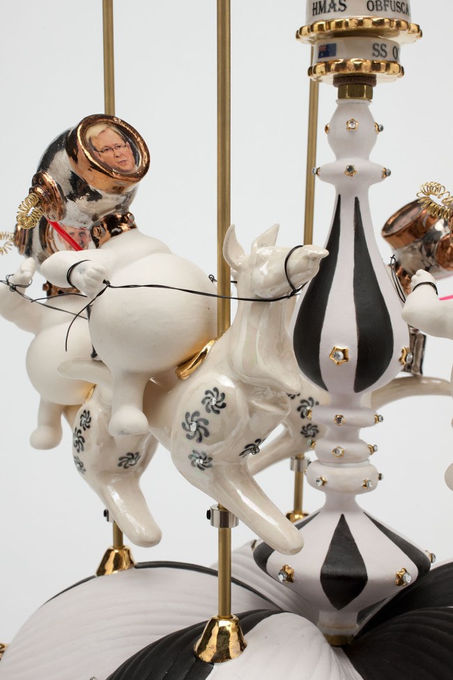 Robyn Hosking (Australian, b. 1948) 'HMAS Obfuscation' 2011 (detail)