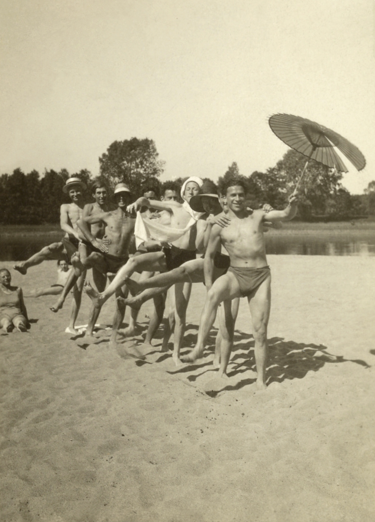 Irene Bayer-Hecht (American, 1898-1991) 'Untitled [Students on the Shore of the Elbe River, near Dessau' 1925