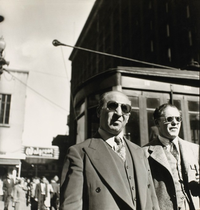 Walker Evans (American, 1903-1975)  'Corner of State and Randolph Streets, Chicago' c. 1946-1947
