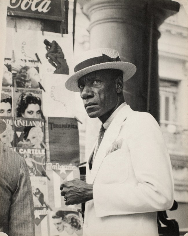 Walker Evans (American, 1903-1975) 'Citizen in Downtown Havana' 1933