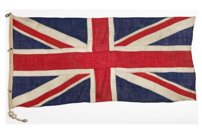 Union Jack taken by Scott to the South Pole 1911-1912