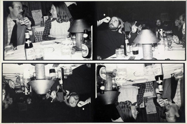 Darryl J. Curran (American, b. 1935) 'Cocktails with Heinecken' about 1974