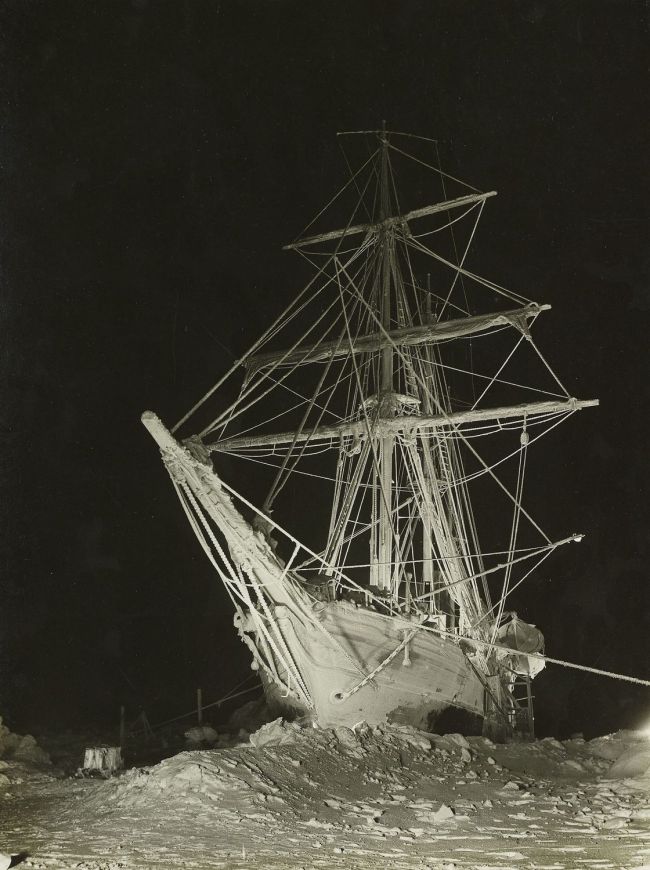 Frank Hurley (Australian, 1885-1962) 'The Endurance in the garb of winter' June 1915