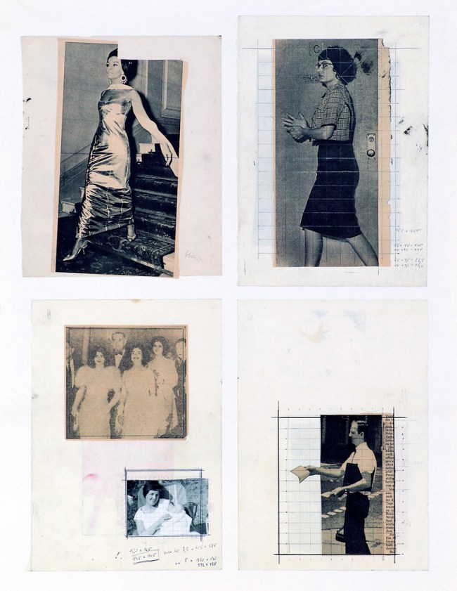 Gerhard Richter (German, b. 1932) 'Atlas. Plate 13. Photographs of papers and books etc' 1964-67