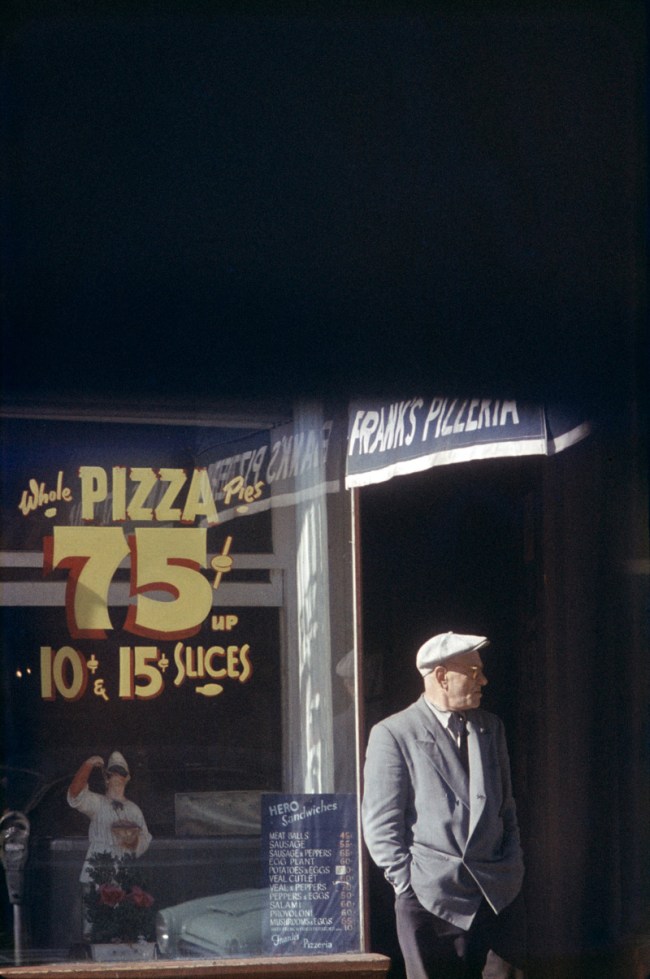 Saul Leiter (American, 1923-2013) 'Pizza, Patterson' 1952