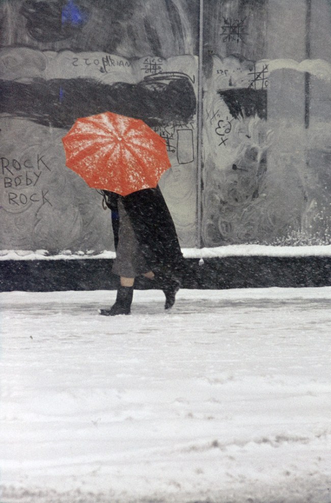 Saul Leiter (American, 1923-2013) 'Red Umbrella' c. 1958