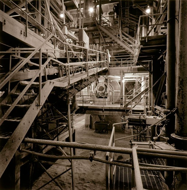 Peter MacCallum (Canadian, b. 1947) 'Finishing Mill Department, St. Marys Cement, Bowmanville, Ontario' 1999