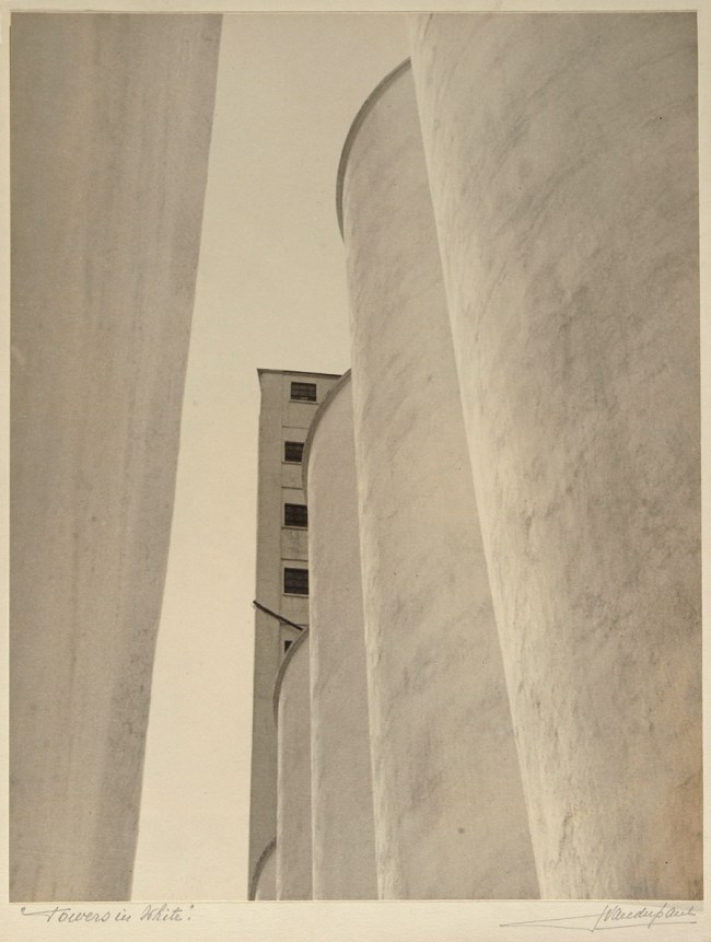 John Vanderpant (Dutch-Canadian, 1884-1939) 'No.2, Towers in White', around 1934