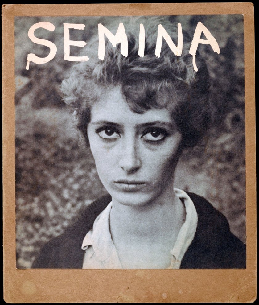 Wallace Berman (American, 1926-1976)
'Semina Cover with Wife (Photograph of Shirley Berman)' 1959