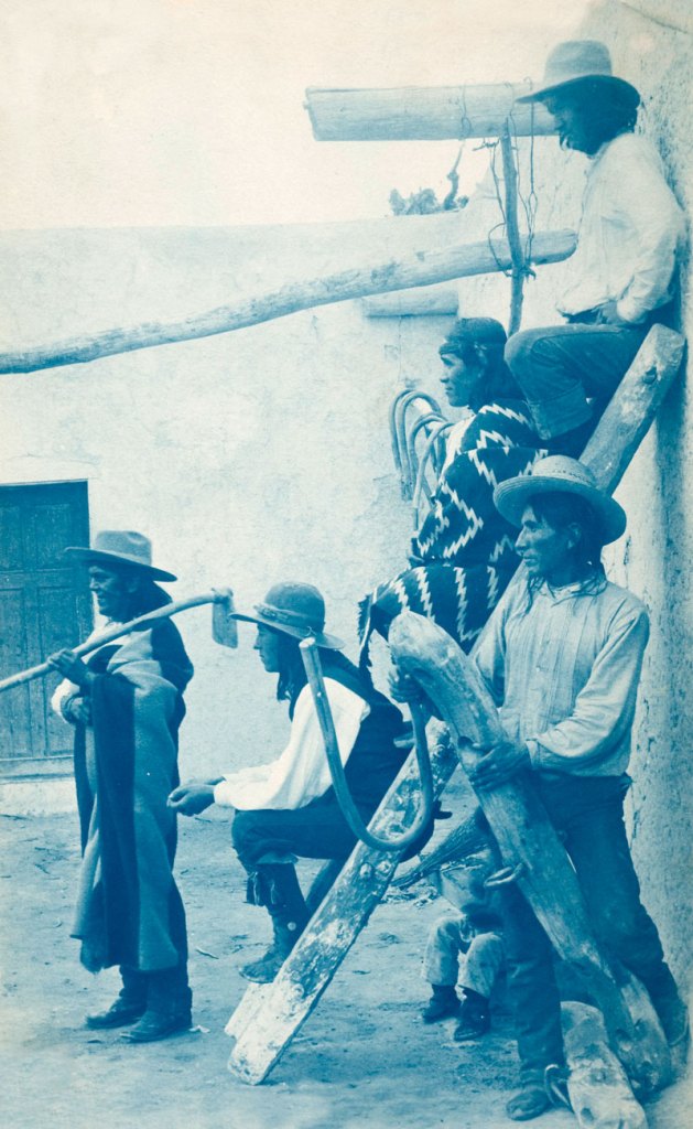 Charles Lummis (American, 1859-1928) 'Cyanotype photograph album: Bits of New Mexico and Arizona, Vol. 2' Nd