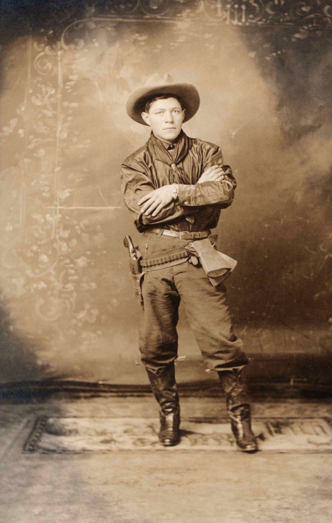 Unknown photographer. 'Jose S. Abeita, bronco buster, in Magdalena' c. 1920
