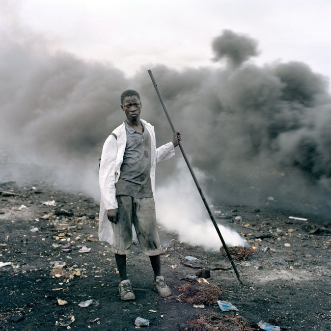 Pieter Hugo (South African, b. 1976) 'Abdulai Yahaya, Agbogbloshie Market, Accra' 2009-2010 From the series 'Permanent Error'
