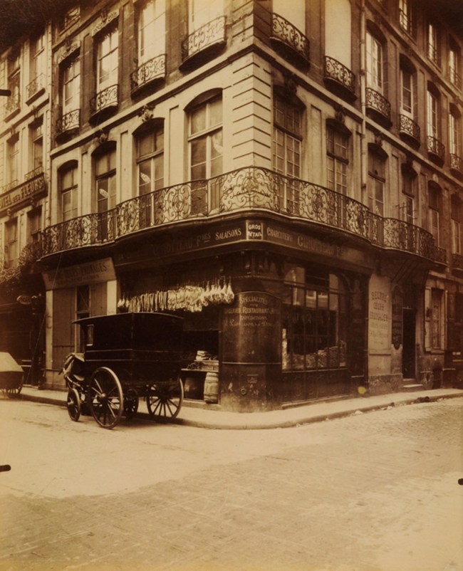 Eugène Atget (French, 1857-1927) 'Hôtel, 1 rue des Prouvaires et 54 rue Saint-Honoré' 1912