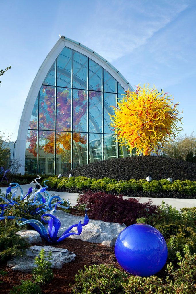 Chihuly Garden and Glass 'Glasshouse and Garden' 2012 from the exhibition 'Chihuly Garden and Glass' at the Seattle Center