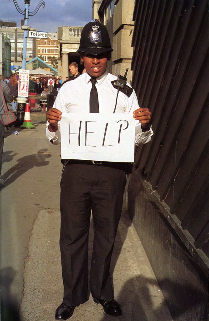 Gillian Wearing (English, b. 1963) 'HELP' 1992-1993