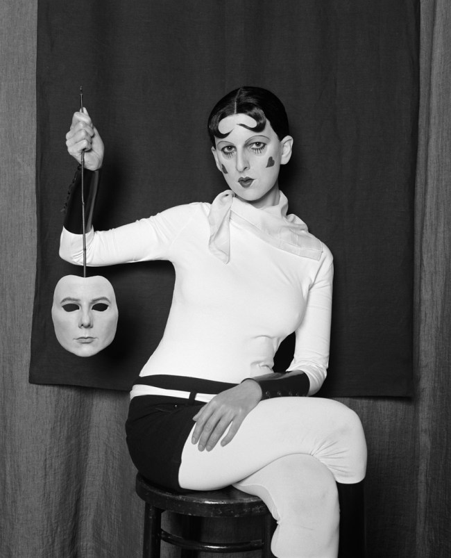 Gillian Wearing (English, b. 1963) 'Me as Cahun Holding a Mask of My Face' 2012