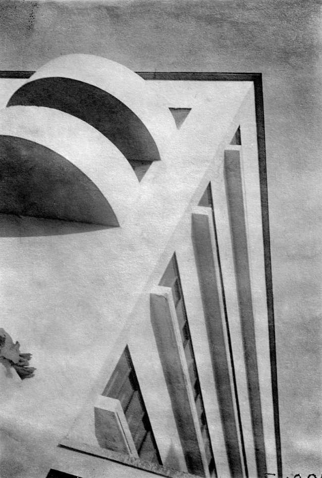 M.A. Ilyin (Russian) 'Narkomfin Communal House: corner detail of residential block' 1931