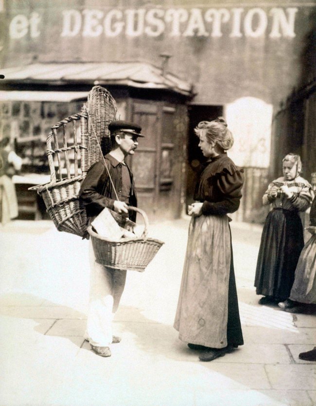 Eugène Atget (French, 1857-1927) 'Marchand ambulant, place Saint-Médard, 5e arrondissement' Septembre 1899