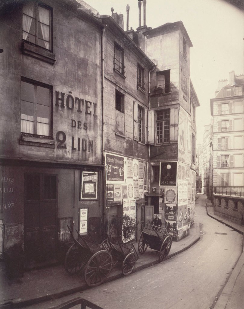 Eugène Atget (French, 1857-1927) '"Hotel des Deux Lions", rue des Ursins, 4ème arrondissement, Paris' 1923