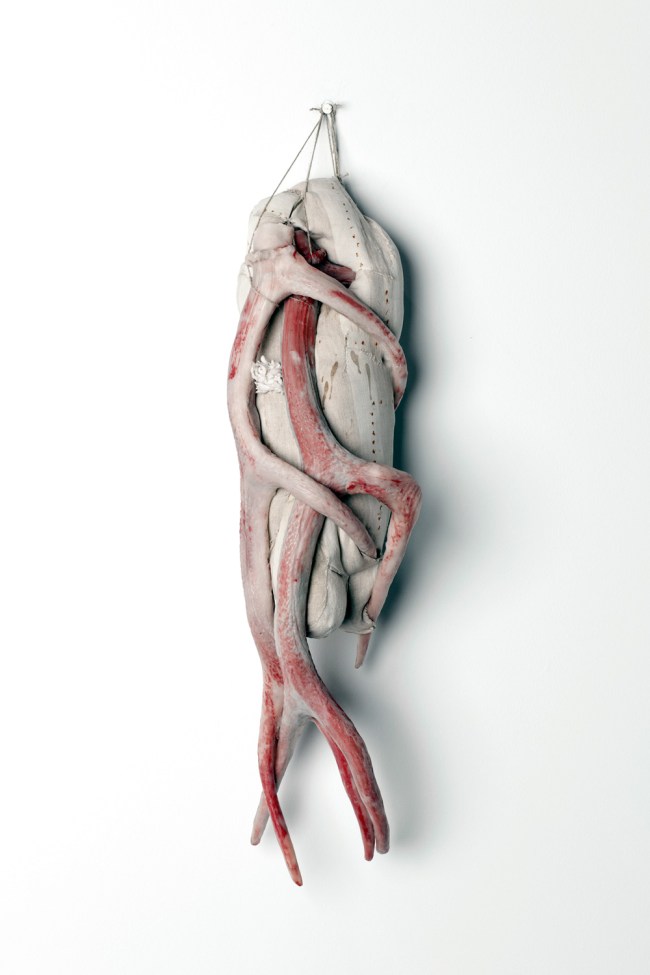 Berlinde De Bruyckere (Belgian, b. 1964) 'Romeu "my deer"' 2012 (installation view)