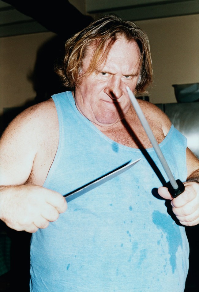 Jonas Unger (German, b. 1975)  'Gérard Depardieu' 2010 
