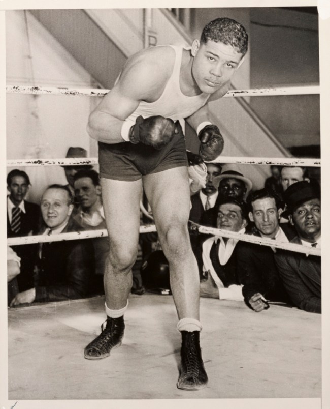 Coy Watson Jr. (American, 1912-2009) 'Joe Louis – “The Brown Bomber”, Los Angeles, February 1935' Coy Watson Jr. (American, 1912-2009) 'Joe Louis – “The Brown Bomber”, Los Angeles, February 1935'