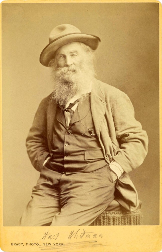 Mathew B. Brady (American, about 1823-1896) 'Walt Whitman' about 1870 Mathew B. Brady (American, about 1823-1896) 'Walt Whitman' about 1870