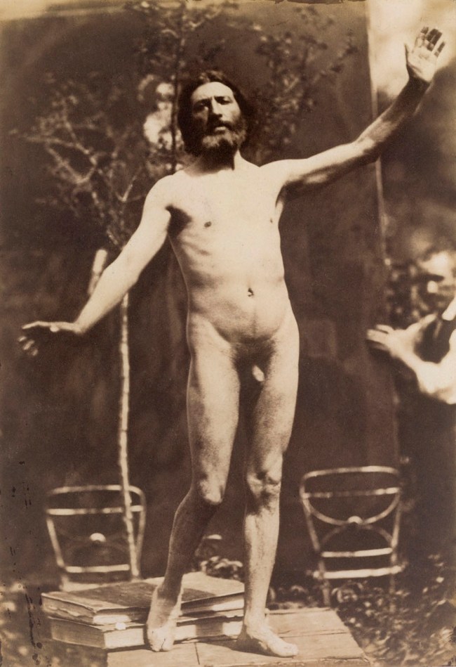 Charles Alphonse Marlé (French, 1821 - after 1867) 'Untitled [Standing Male Nude]' c. 1855