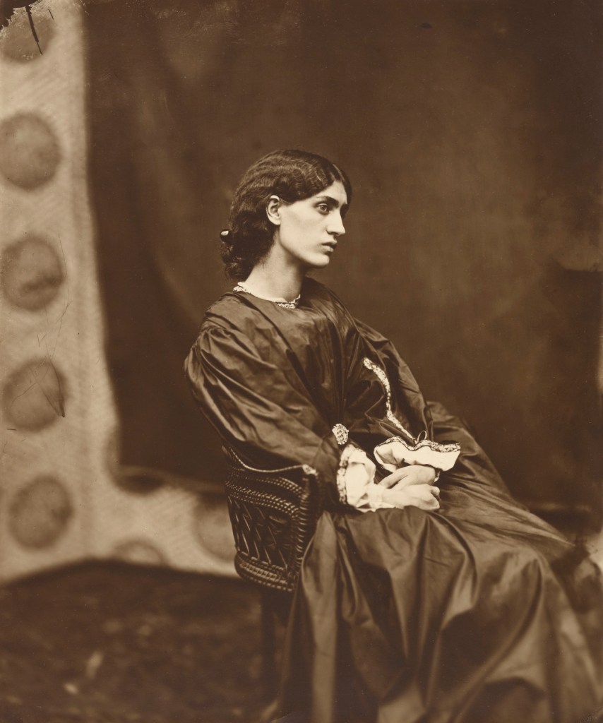 John Robert Parsons (British, about 1826-1909) '[Portrait of Jane Morris (Mrs. William Morris)]' Negative July 1865; print after 1900