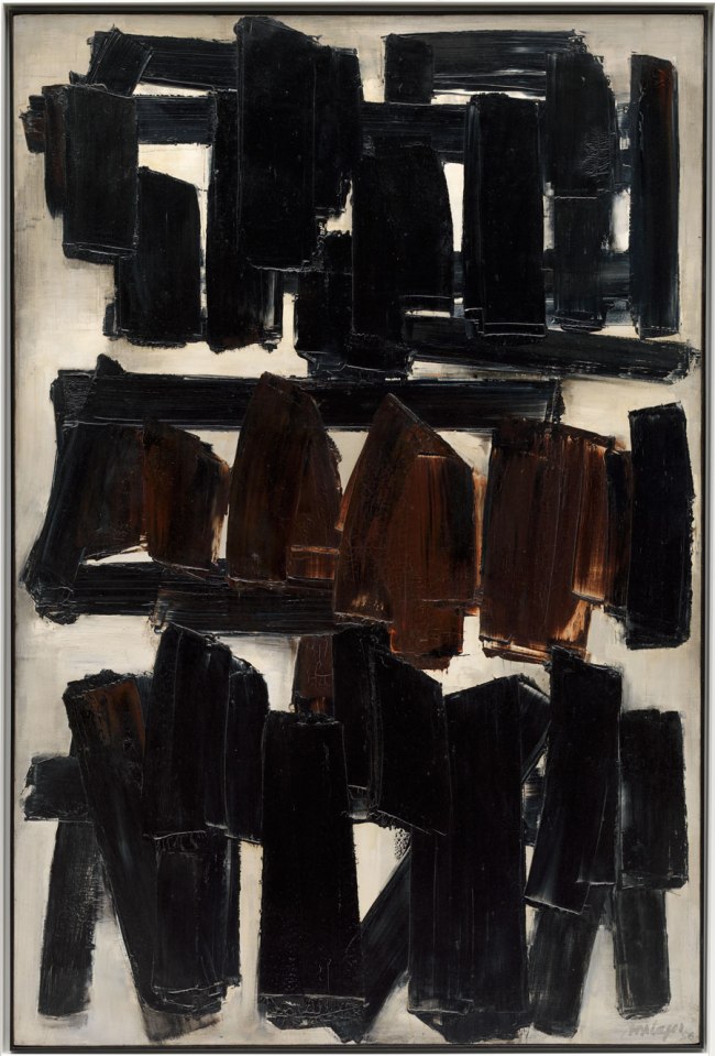 Pierre Soulages  (French, b. 1919) 'Painting, November 20, 1956 (Peinture, 20 novembre 1956)' 1956