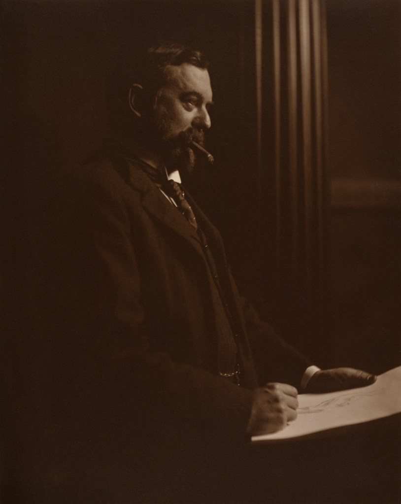 Sarah Choate Sears (American, 1858-1935) 'John Singer Sargent' about 1890