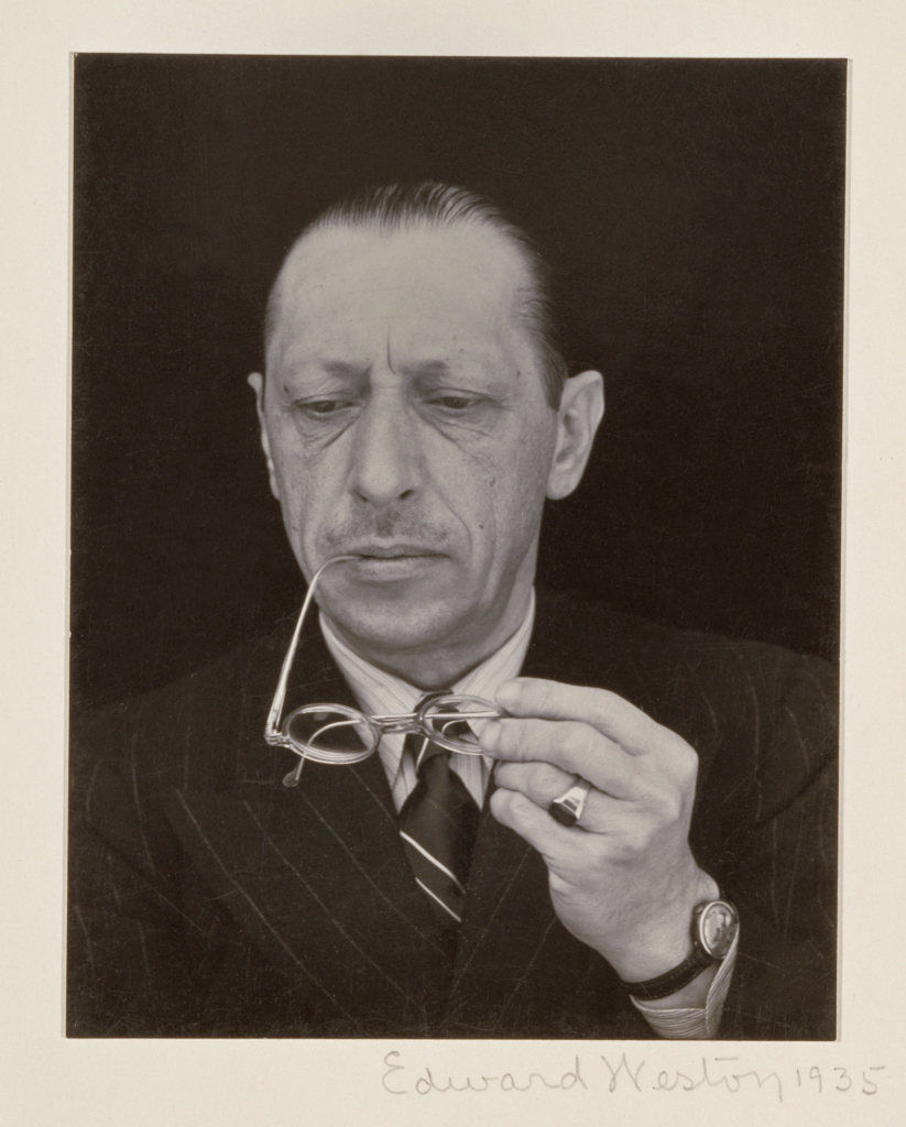 Edward Weston (American, 1889-1958) 'Igor Stravinsky' 1935