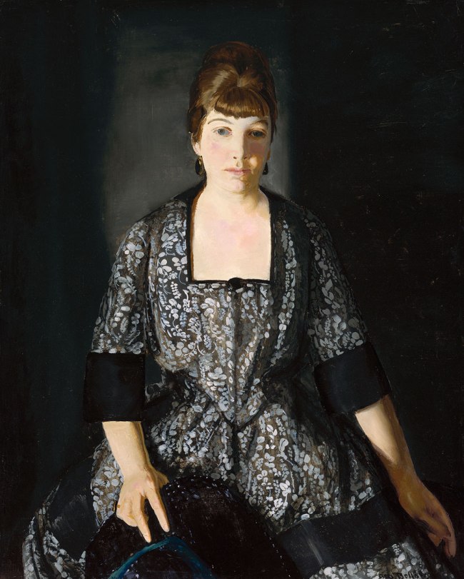George Bellows (American, 1882-1925) 'Emma in the Black Print' 1919