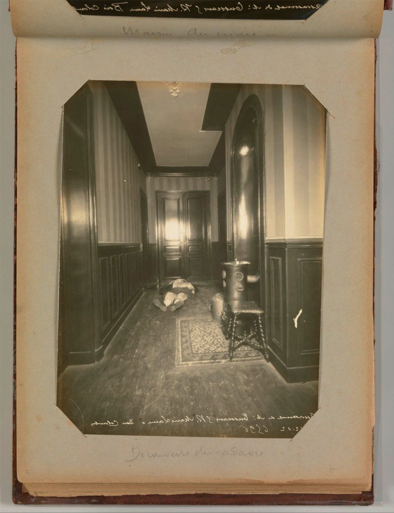 Attributed to Alphonse Bertillon (French, 1853–1914) 'Untitled' 1901-1908 From 'Album of Paris Crime Scenes' Attributed to Alphonse Bertillon (French, 1853–1914) 'Untitled' 1901-1908 From 'Album of Paris Crime Scenes'
