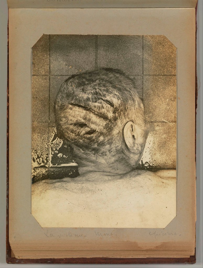 Attributed to Alphonse Bertillon (French, 1853–1914) 'Untitled' 1901-1908 From 'Album of Paris Crime Scenes' Attributed to Alphonse Bertillon (French, 1853–1914) 'Untitled' 1901-1908 From 'Album of Paris Crime Scenes'