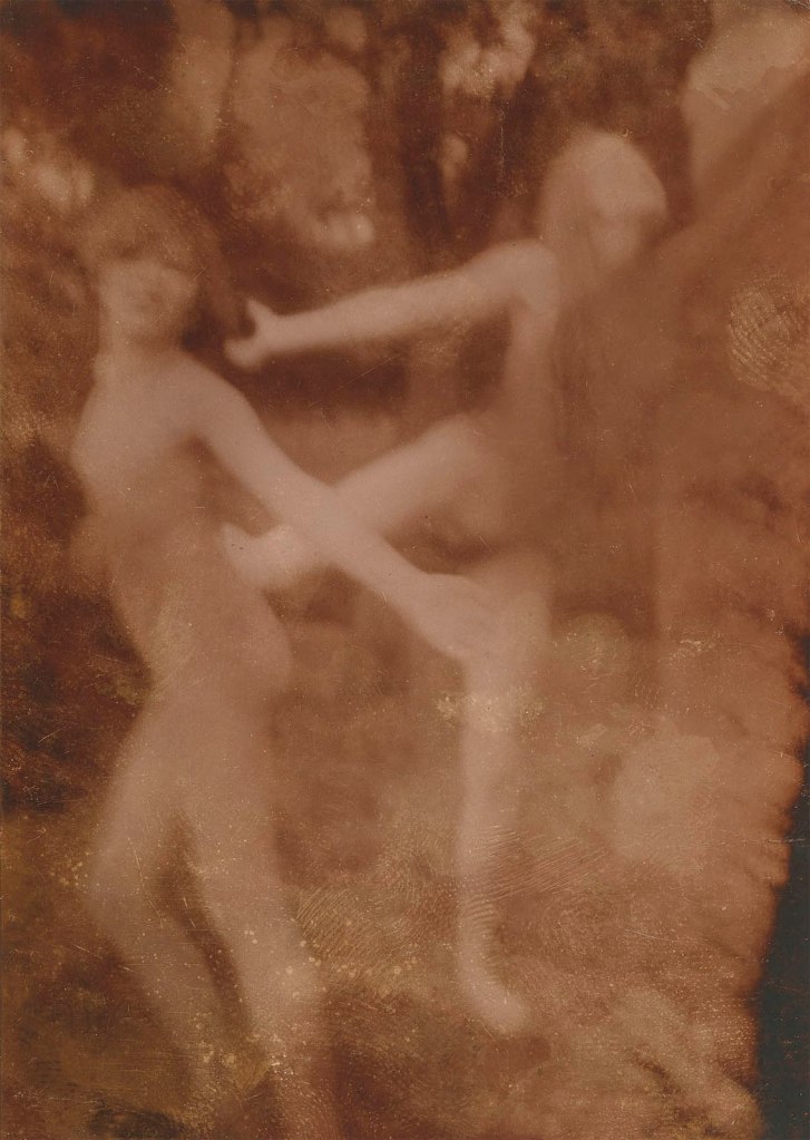 Lady Ottoline Violet Anne Cavendish-Bentinck Morrell (British, 1873-1938) '[Cavorting by the Pool at Garsington]' c. 1916