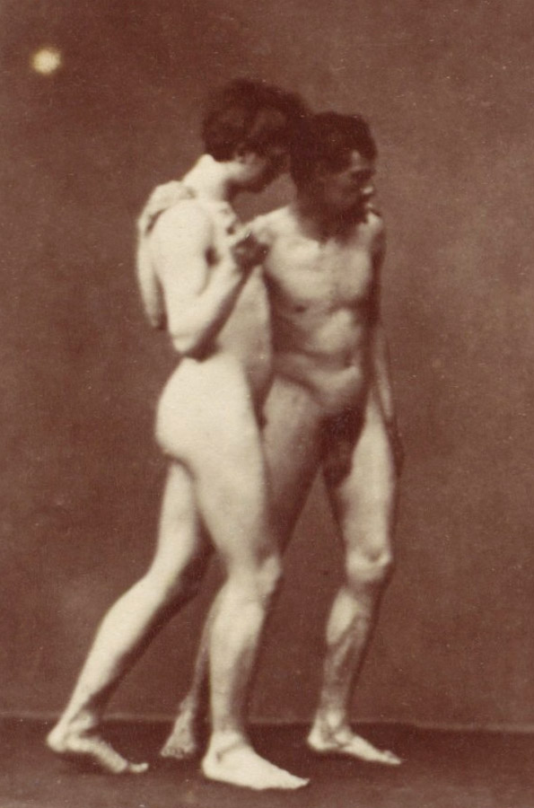 Louis Igout (French, 1837-1881)(Photographer) A. Calavas (French)(Editor) 'Plate from Album d'Études – Poses' c. 1880 (detail) Louis Igout (French, 1837-1881)(Photographer) A. Calavas (French)(Editor) 'Plate from Album d'Études – Poses' c. 1880 (detail)